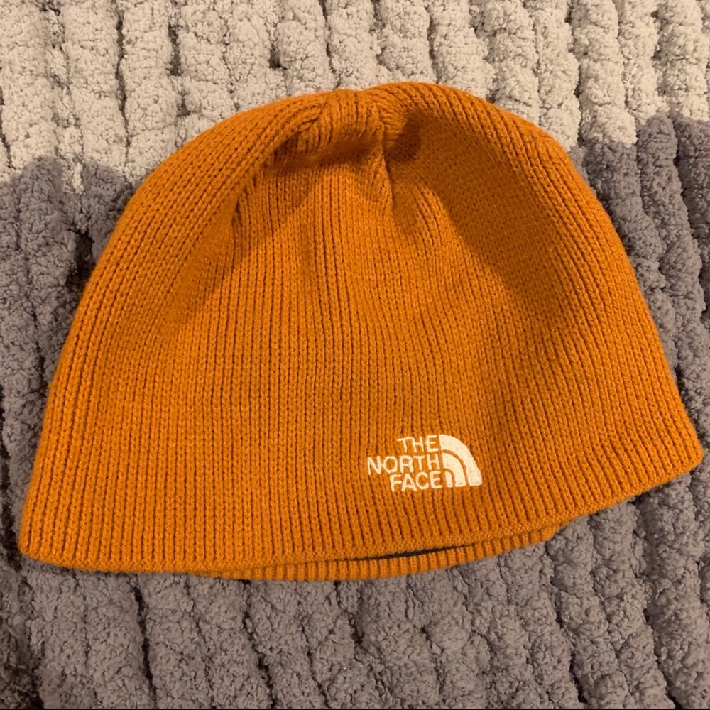 the north face orange skullcap